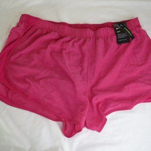 Nike Running Shorts Womens 3X Pink Built In Panty